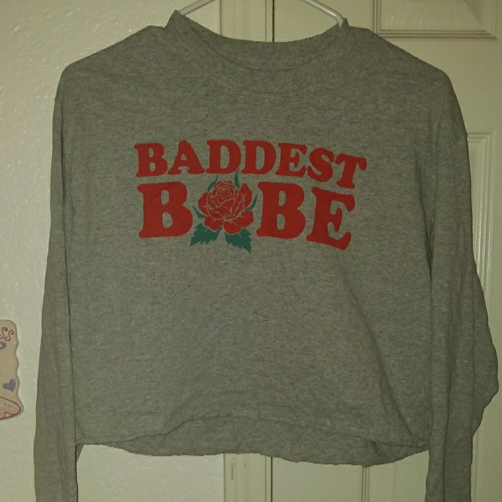 Cropped sweatshirt